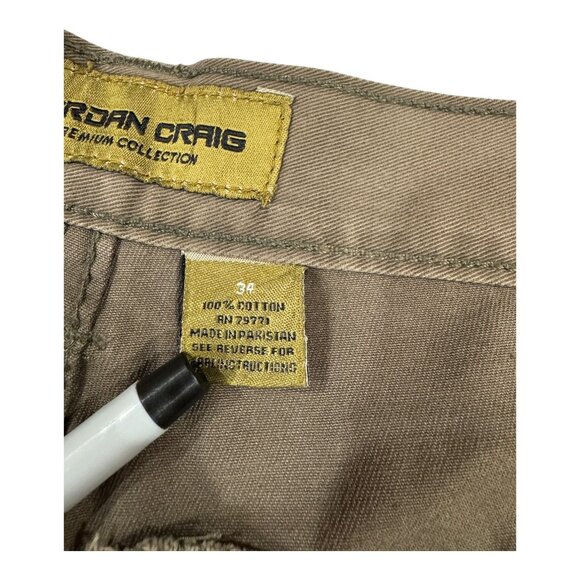 Jordan Craig Cargo Shorts Men’s 34 Brown Utility Cotton Workwear Streetwear - Picture 7 of 7